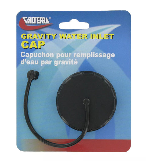 Valterra | Gravity Fill Replacement Cap for RV Fresh Water Inlet | A0120SBKVP | Black