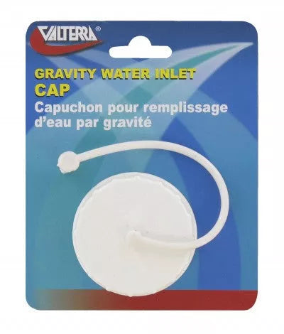Valterra | Gravity Fill Replacement Cap for RV Fresh Water Inlet | A0120SVP | White