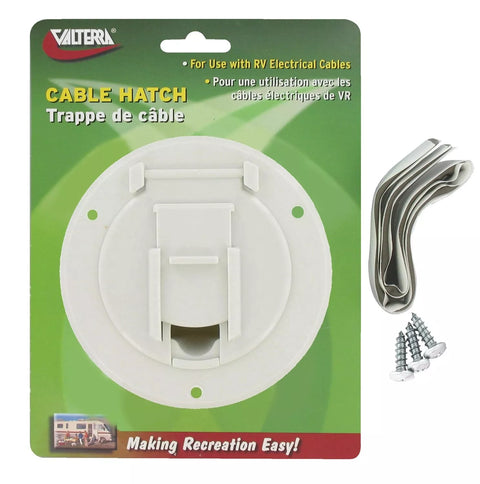 Valterra | Cable Hatch | Small Round | A10-2140VP | White