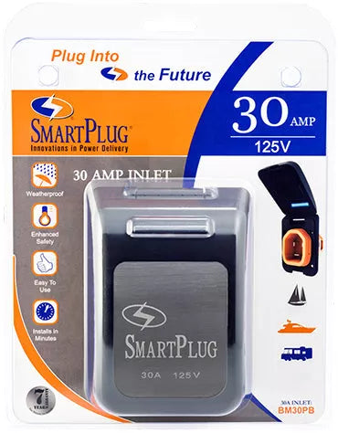 SmartPlug | 30 Amp Inlet | BM30PB | Black