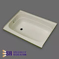 Specialty Recreation | Bath Tub Left Hand Drain | BT2432PL | Parchment | 24" x 32", Bath Product, United RV Parts