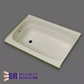 Specialty Recreation | Bath Tub Left Hand Drain | BT2440PL | Parchment | 24" x 40", Bath Product, United RV Parts