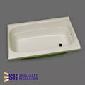 Specialty Recreation | Bath Tub Right Hand Drain | BT2432PR | Parchment | 24" x 32", Bath Product, United RV Parts
