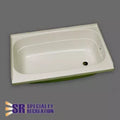 Specialty Recreation | Bath Tub Right Hand Drain | BT2436PR | Parchment | 24" x 36", Bath Product, United RV Parts