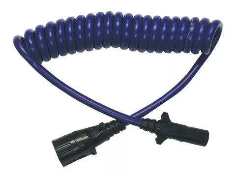 Blue Ox | 7-Way to 6-Way Coiled Electrical Cable | BX88206