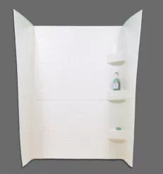 Specialty Recreation | Shower Wall | SW2440W  | White | 24" x 40" x 66", Bath Product, United RV Parts