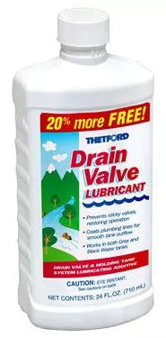 Thetford | Drain Valve Lube for RV Toilet | 15843 | 24 Ounce