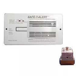 MTI Industries | Professional LP/CO Alarm with Relay | Flush Mount | 25-742-P-R-WT-KIT | White