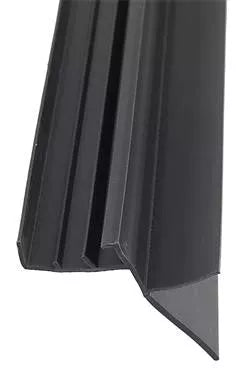 AP Products | Schwintek Bottom & Corners | Black EK Pan Base with 1-5/8 Wiper 1-1/3" x 1-5/8" x 13' | 018-1923-156 | 13' Roll