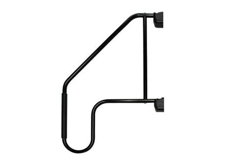 stromberg carlson am-533 lend-a-hand extended assist rail - rv handrail, rv handle grab bar by door, camper hand rail, rv step handrail, trailer door handle, grab handle, 37" overall drop, black