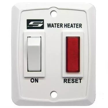 Suburban | Water Heater On/Off Wall Switch | 233495 | 232589 | 620006 | 232589 | White, Water Heater Accessory, United RV Parts