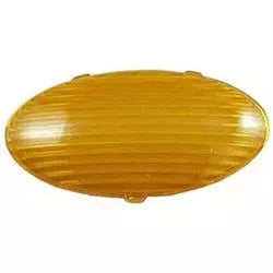 LaSalle Bristol | Replacement Porch Light Lens | GSAM4047 | Oval | Amber Lens