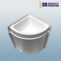 Specialty Recreation | Corner Lavatory Sink | LSC11W | 11" | White, Bath Product, United RV Parts
