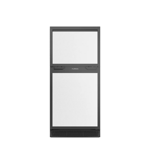Furrion | Arctic® 12 Volt RV Refrigerator | 2021123822 | 8 Cubic Feet | Black Body Silver Panels | FCR08DCGTA-BL