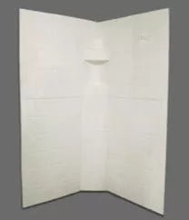 Specialty Recreation | Neo Shower Wall | NSW3434P | Parchment | 34" x 34" x 67", Bath Product, United RV Parts
