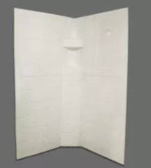 Specialty Recreation | Neo Shower Wall | NSW3636P | Parchment | 36" x 36" x 67", Bath Product, United RV Parts