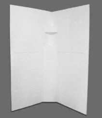 Specialty Recreation | Neo Shower Wall | NSW3434W | White | 34" x 34" x 67", Bath Product, United RV Parts
