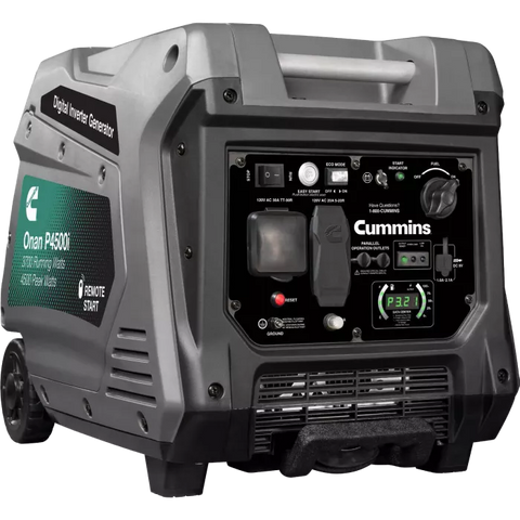 Cummins Onan | Digital Inverter Portable Generator | P4500i | A058U955 | 4500 Watt | Gasoline