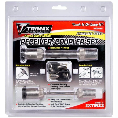 Trimax | Receiver & Coupler Lock Set | SXTM32