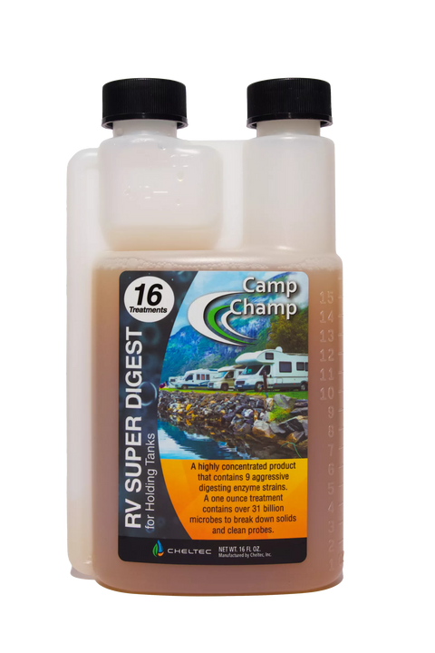 Camp Champ | Super Digest for RV Holding Tanks | CCSD | 16 oz, Black Water Chemical, United RV Parts