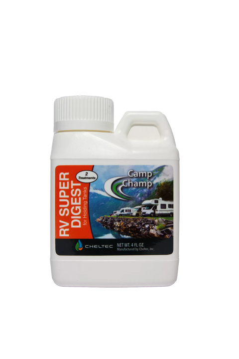 Camp Champ | Super Digest for RV Holding Tanks | CCSD4OZC | 4 oz, Black Water Chemical, United RV Parts