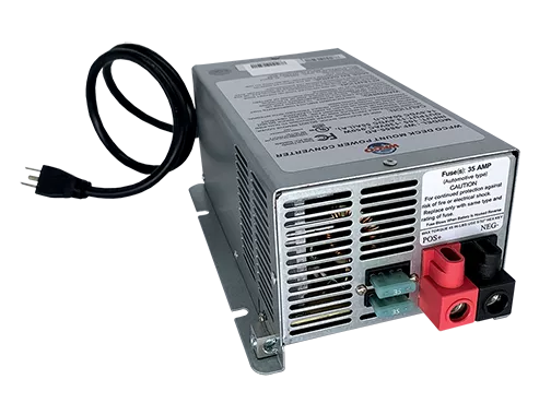 55 Amp Power Converter Battery Charger – 110V AC To 12V DC, RV Power Supply, Universal Fit