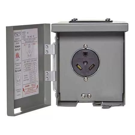 Parallax | 50 Amp Electrical Box for RV Power Outlet | U013P