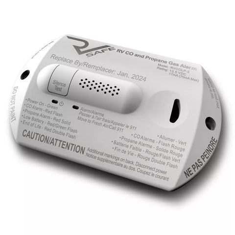 RV Safe | Combo CO/LP Alarm | 2 Wire | RVCOLP-2W | White