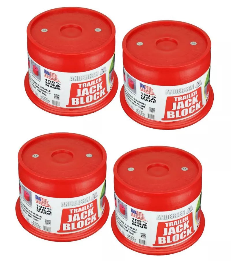 Andersen Trailer Jack Block 36084 4 Pack Bundle United RV Parts