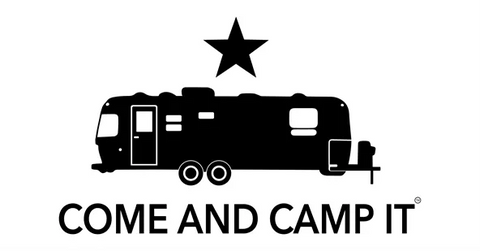 United RV | COME AND CAMP IT | Decal | CAMPSTICKER | 3" x 5"