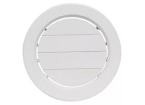 Valterra | 5" Adjustable A/C Ceiling Register | A10-3358VP | Round | White