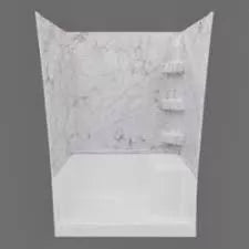 Specialty Recreation | Shower Wall | SW2440SM | Grey Marble | 24" x 40" x 66", Bath Product, United RV Parts
