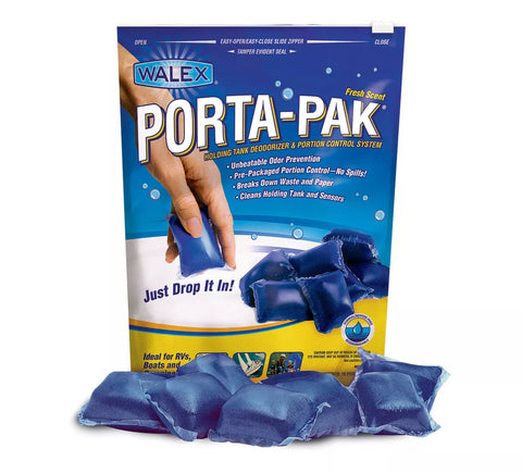 Walex | Porta-Pak RV Toilet Freshener | PPRV10 | 10 Pack | Natural Scent
